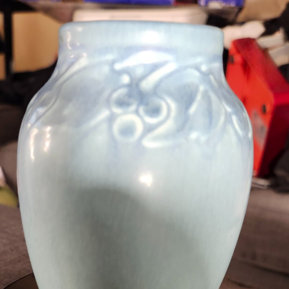 Rookwood Pottery Blue Turquoise Art Vase XXIV 1924 - 2139 Glaze Vintage